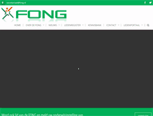 Tablet Screenshot of fong.nl